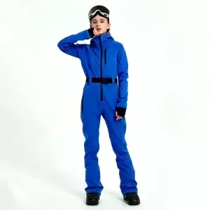 Hooded Women Skiing Overall 