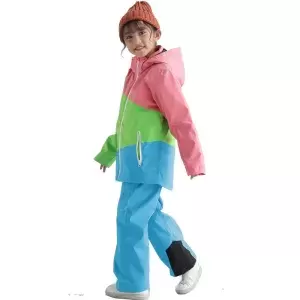 Reflective Winter Children Ski Set
