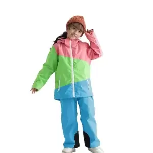 Reflective Winter Children Ski Set