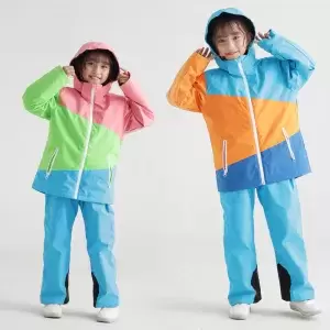 Reflective Winter Children Ski Set