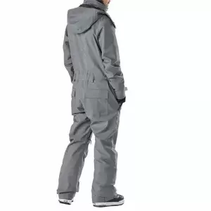Insulated Denim One-Piece Ski Outfit