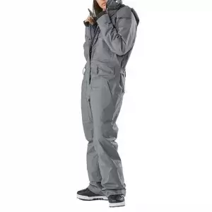 Insulated Denim One-Piece Ski Outfit
