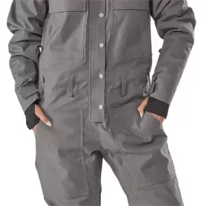 Insulated Denim One-Piece Ski Outfit