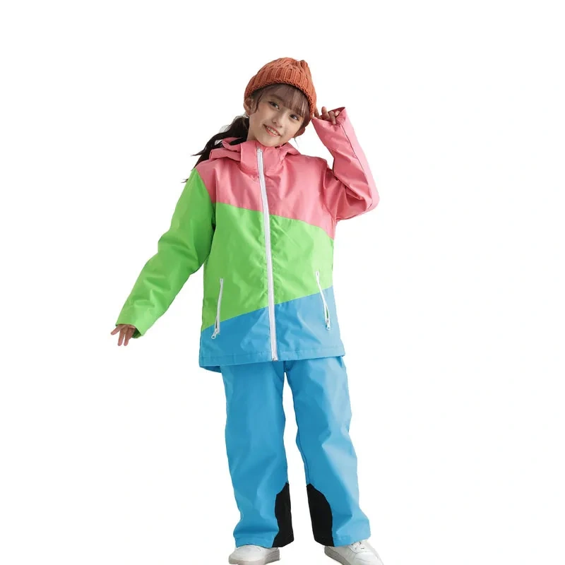 Reflective Winter Children Ski Set