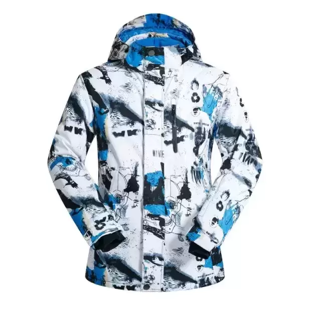 Men Waterproof Printed Ski Jacket HSKJ-021
