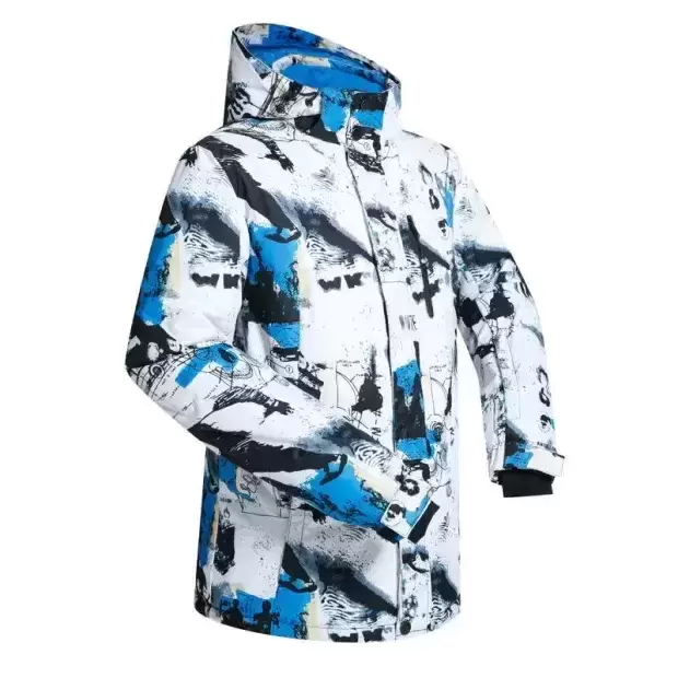 Men Waterproof Printed Ski Jacket HSKJ-021