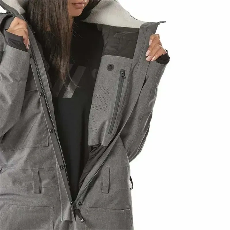 Insulated Denim One-Piece Ski Outfit